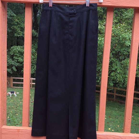 Vintage Cottage Tailor Women’s A-line Black Wool Lined Skirt, Size 4, Exc. Cond. - Picture 2 of 8
